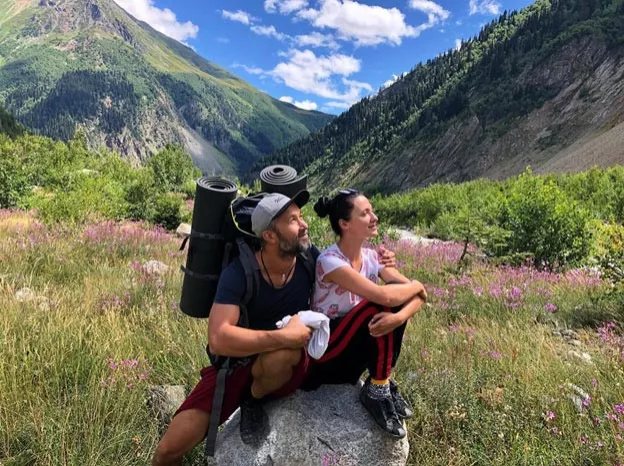 Сергей Бабкин с семьей поднялся на ледник! - 1 Сергей Бабкин с семьей поднялся на ледник! - 1 - изображение