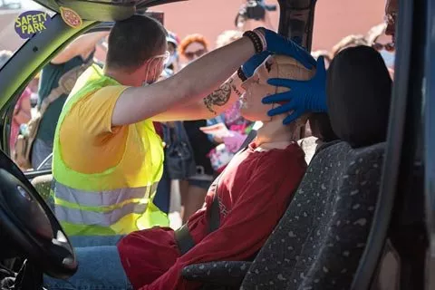 В Киеве состоялись практические занятия по безопасности дорожного движения - 2 В Киеве состоялись практические занятия по безопасности дорожного движения - 2 - изображение