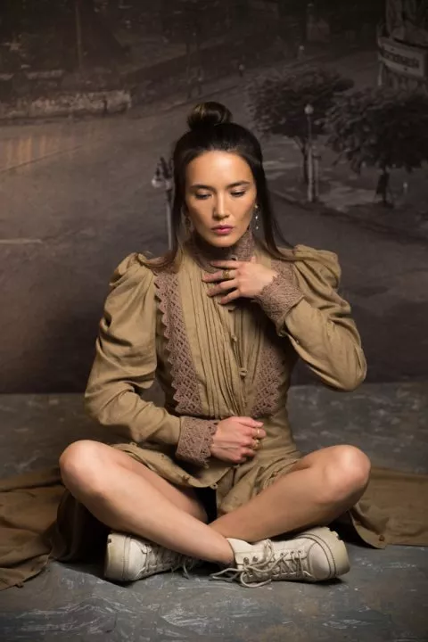 Сакральные символы и ручная роспись в льняной коллекции Shkoura - 3 Сакральные символы и ручная роспись в льняной коллекции Shkoura - 3 - изображение