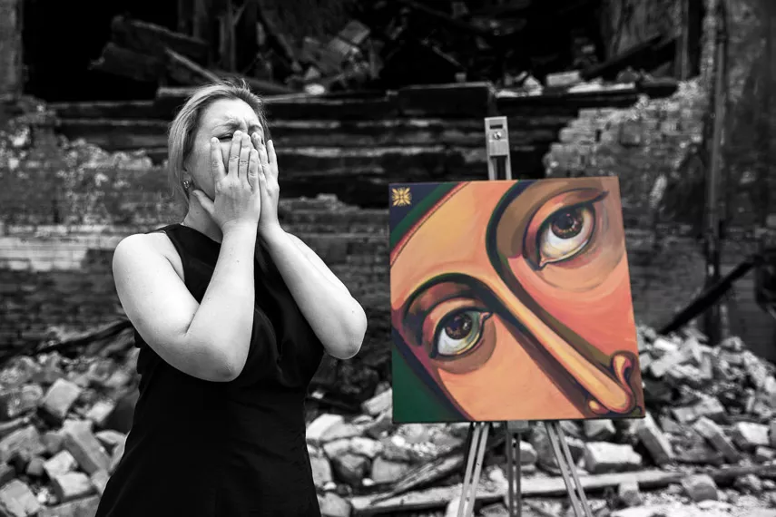 Благодійна виставка-марафон «Між небом та землею» української художниці Оксани Фурса - 3 Благодійна виставка-марафон «Між небом та землею» української художниці Оксани Фурса - 3 - изображение