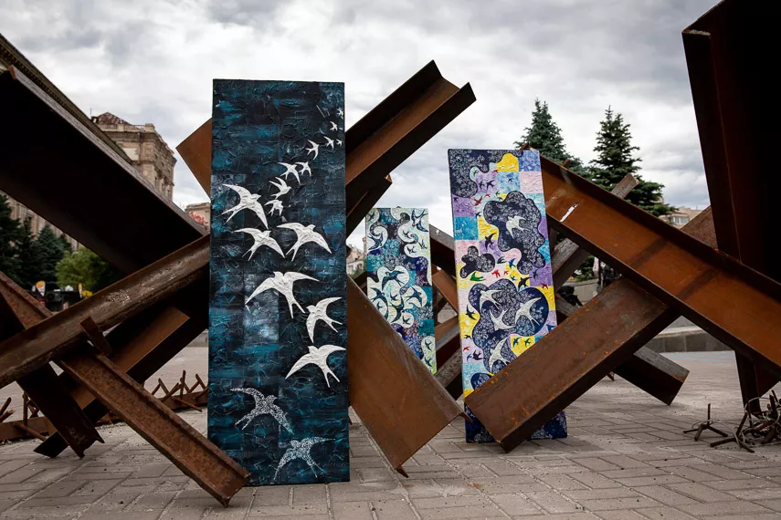 Благодійна виставка-марафон «Між небом та землею» української художниці Оксани Фурса - 4 Благодійна виставка-марафон «Між небом та землею» української художниці Оксани Фурса - 4 - изображение