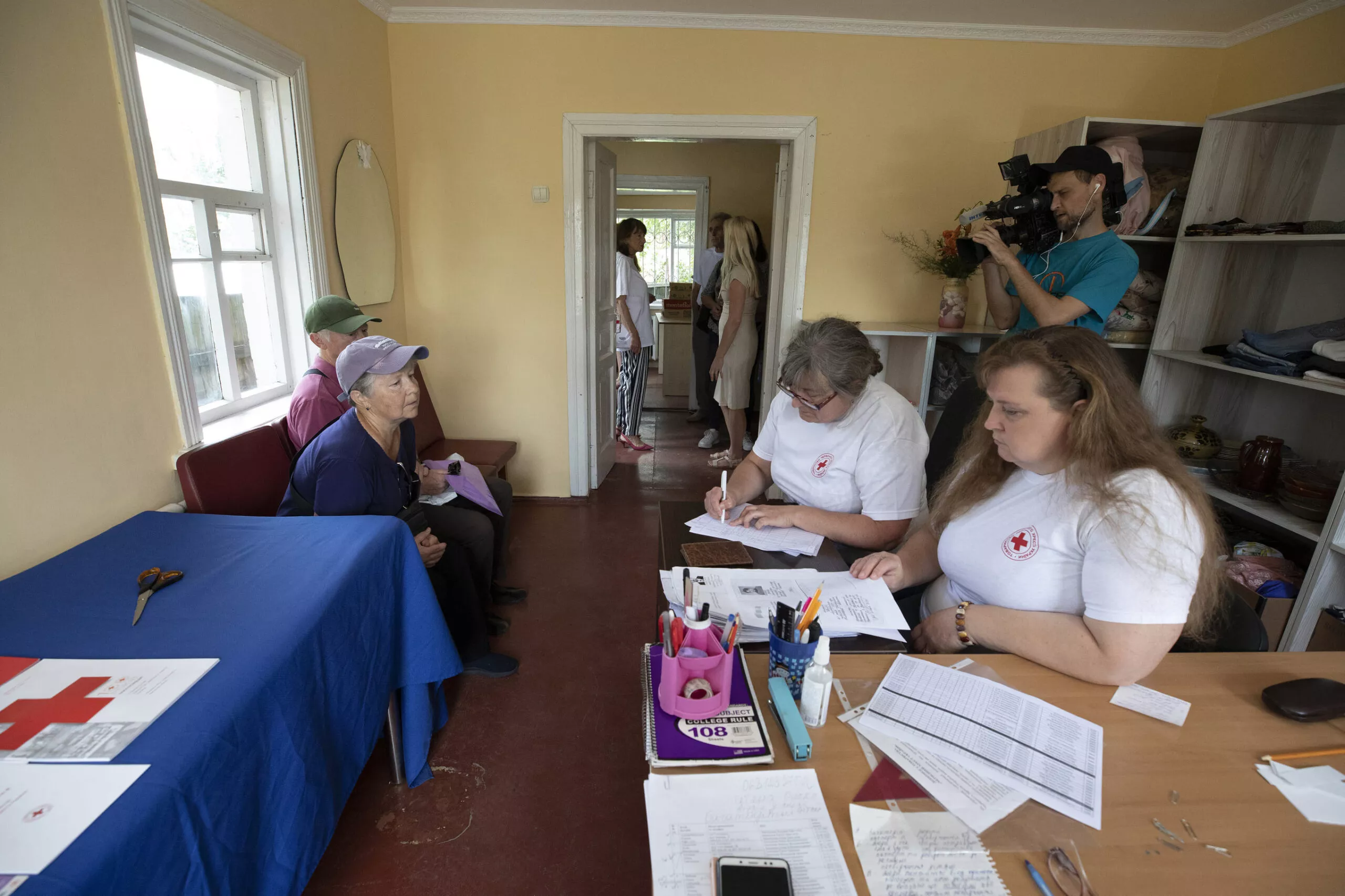 Штаб допомоги Червоного Хреста України у Гостомелі знову працює